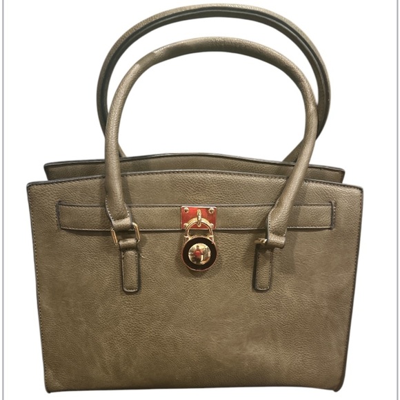 Large Sage Green‎ Top Handle Purse in like new condition. - Picture 1 of 6